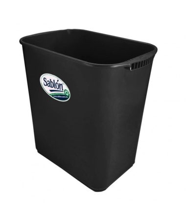 Bote 26lts sin asas negro Sablón